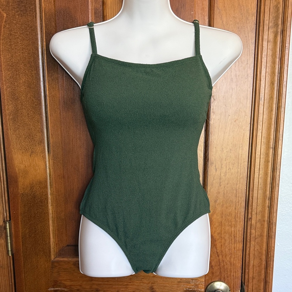 Green One Piece Swimsuit